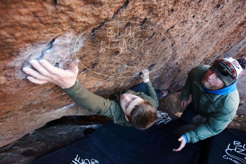 Bouldering in Hueco Tanks on 12/30/2018 with Blue Lizard Climbing and Yoga

Filename: SRM_20181230_1357200.jpg
Aperture: f/4.0
Shutter Speed: 1/250
Body: Canon EOS-1D Mark II
Lens: Canon EF 16-35mm f/2.8 L