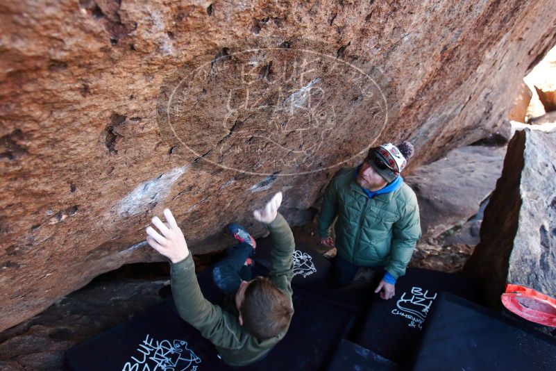 Bouldering in Hueco Tanks on 12/30/2018 with Blue Lizard Climbing and Yoga

Filename: SRM_20181230_1404090.jpg
Aperture: f/4.0
Shutter Speed: 1/250
Body: Canon EOS-1D Mark II
Lens: Canon EF 16-35mm f/2.8 L