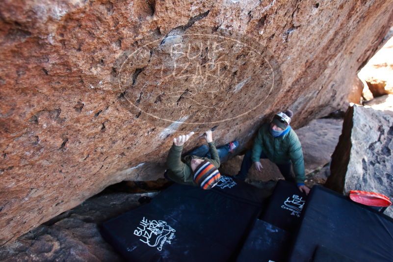 Bouldering in Hueco Tanks on 12/30/2018 with Blue Lizard Climbing and Yoga

Filename: SRM_20181230_1431350.jpg
Aperture: f/4.0
Shutter Speed: 1/250
Body: Canon EOS-1D Mark II
Lens: Canon EF 16-35mm f/2.8 L