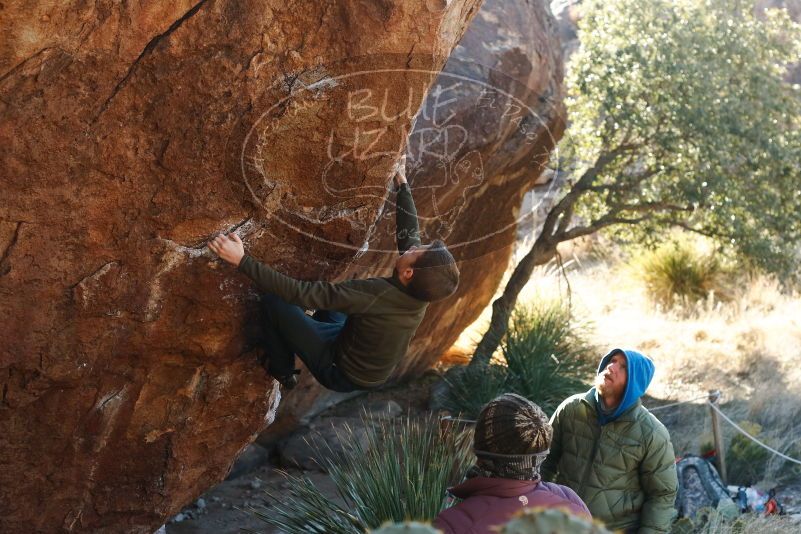 Bouldering in Hueco Tanks on 12/30/2018 with Blue Lizard Climbing and Yoga

Filename: SRM_20181230_1523390.jpg
Aperture: f/4.5
Shutter Speed: 1/400
Body: Canon EOS-1D Mark II
Lens: Canon EF 50mm f/1.8 II