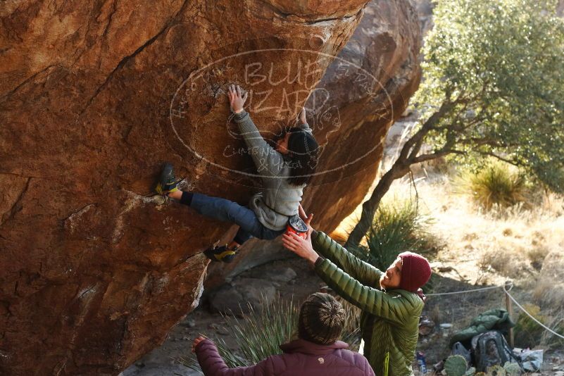 Bouldering in Hueco Tanks on 12/30/2018 with Blue Lizard Climbing and Yoga

Filename: SRM_20181230_1536350.jpg
Aperture: f/5.0
Shutter Speed: 1/400
Body: Canon EOS-1D Mark II
Lens: Canon EF 50mm f/1.8 II