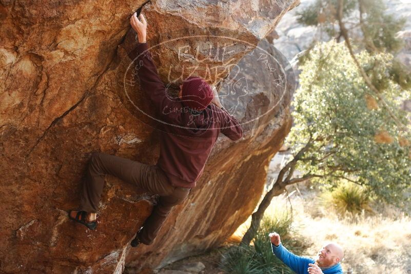 Bouldering in Hueco Tanks on 12/30/2018 with Blue Lizard Climbing and Yoga

Filename: SRM_20181230_1552450.jpg
Aperture: f/4.0
Shutter Speed: 1/320
Body: Canon EOS-1D Mark II
Lens: Canon EF 50mm f/1.8 II