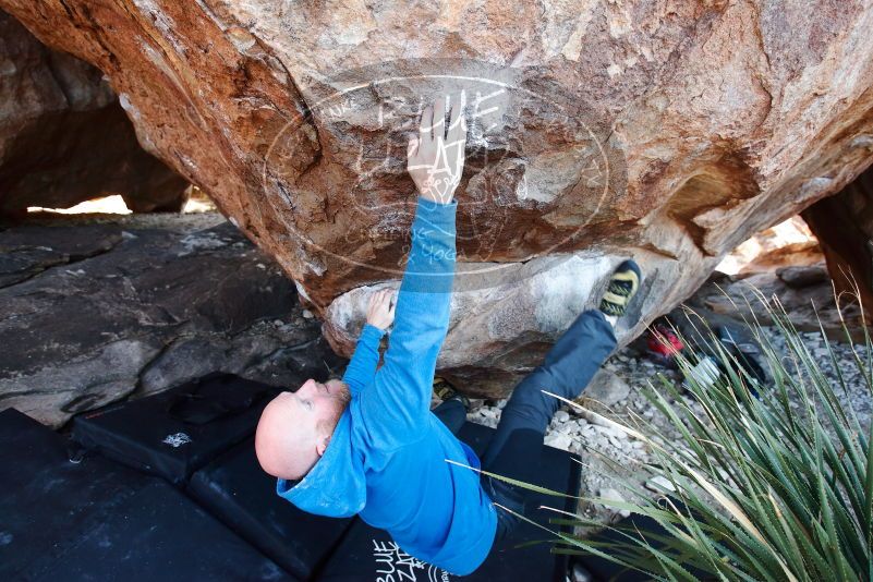 Bouldering in Hueco Tanks on 12/30/2018 with Blue Lizard Climbing and Yoga

Filename: SRM_20181230_1623280.jpg
Aperture: f/3.5
Shutter Speed: 1/200
Body: Canon EOS-1D Mark II
Lens: Canon EF 16-35mm f/2.8 L