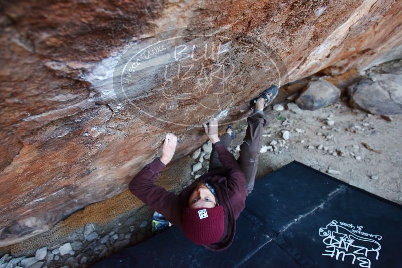 Bouldering in Hueco Tanks on 12/30/2018 with Blue Lizard Climbing and Yoga

Filename: SRM_20181230_1658401.jpg
Aperture: f/3.5
Shutter Speed: 1/200
Body: Canon EOS-1D Mark II
Lens: Canon EF 16-35mm f/2.8 L