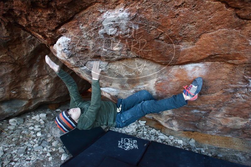 Bouldering in Hueco Tanks on 12/30/2018 with Blue Lizard Climbing and Yoga

Filename: SRM_20181230_1712520.jpg
Aperture: f/3.5
Shutter Speed: 1/200
Body: Canon EOS-1D Mark II
Lens: Canon EF 16-35mm f/2.8 L