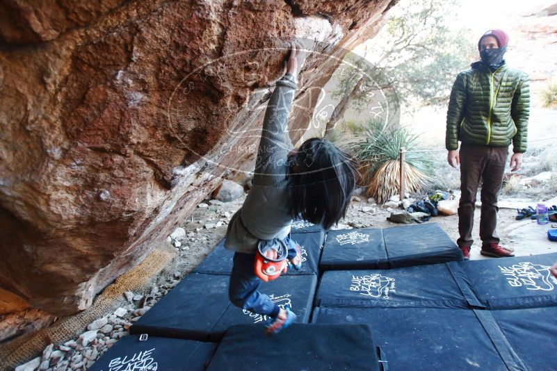 Bouldering in Hueco Tanks on 12/30/2018 with Blue Lizard Climbing and Yoga

Filename: SRM_20181230_1713180.jpg
Aperture: f/2.8
Shutter Speed: 1/200
Body: Canon EOS-1D Mark II
Lens: Canon EF 16-35mm f/2.8 L