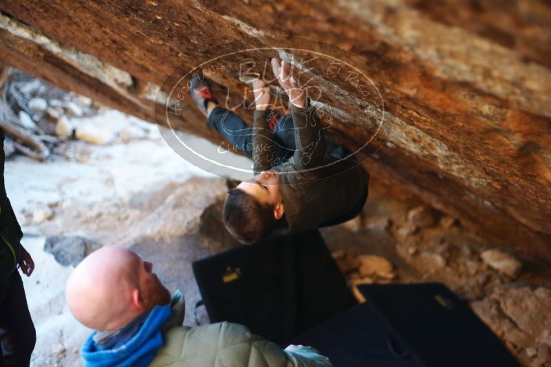 Bouldering in Hueco Tanks on 12/30/2018 with Blue Lizard Climbing and Yoga

Filename: SRM_20181230_1746300.jpg
Aperture: f/2.2
Shutter Speed: 1/250
Body: Canon EOS-1D Mark II
Lens: Canon EF 50mm f/1.8 II