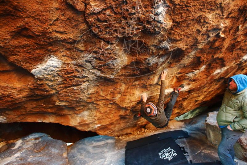 Bouldering in Hueco Tanks on 12/30/2018 with Blue Lizard Climbing and Yoga

Filename: SRM_20181230_1756440.jpg
Aperture: f/2.8
Shutter Speed: 1/60
Body: Canon EOS-1D Mark II
Lens: Canon EF 16-35mm f/2.8 L