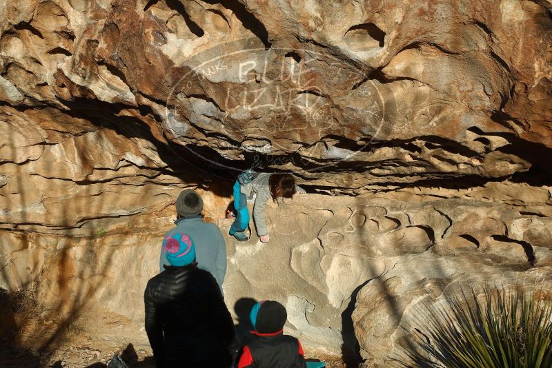 Bouldering in Hueco Tanks on 01/01/2019 with Blue Lizard Climbing and Yoga

Filename: SRM_20190101_1708060.jpg
Aperture: f/4.0
Shutter Speed: 1/800
Body: Canon EOS-1D Mark II
Lens: Canon EF 50mm f/1.8 II