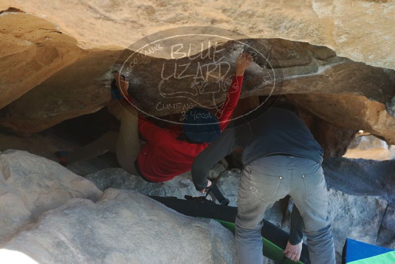 Bouldering in Hueco Tanks on 12/31/2018 with Blue Lizard Climbing and Yoga

Filename: SRM_20181231_1519490.jpg
Aperture: f/4.0
Shutter Speed: 1/250
Body: Canon EOS-1D Mark II
Lens: Canon EF 50mm f/1.8 II