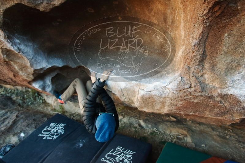 Bouldering in Hueco Tanks on 12/31/2018 with Blue Lizard Climbing and Yoga

Filename: SRM_20181231_1702430.jpg
Aperture: f/3.5
Shutter Speed: 1/250
Body: Canon EOS-1D Mark II
Lens: Canon EF 16-35mm f/2.8 L