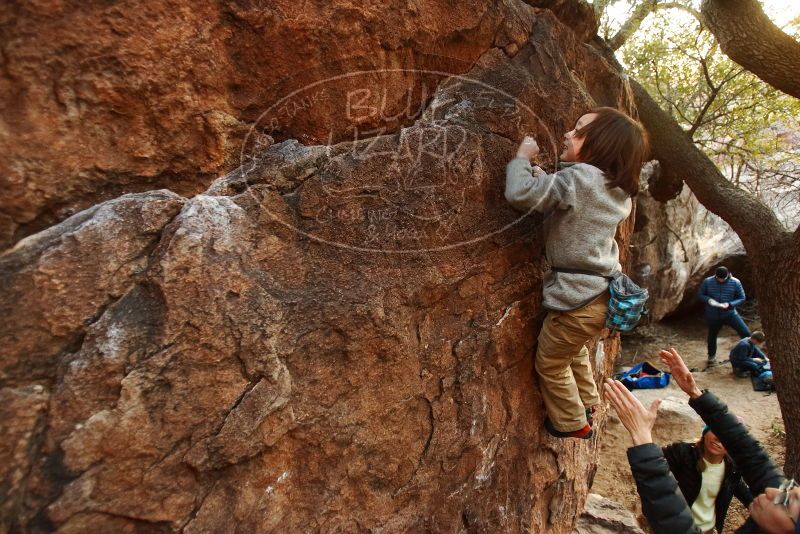 Bouldering in Hueco Tanks on 12/31/2018 with Blue Lizard Climbing and Yoga

Filename: SRM_20181231_1758120.jpg
Aperture: f/2.8
Shutter Speed: 1/125
Body: Canon EOS-1D Mark II
Lens: Canon EF 16-35mm f/2.8 L