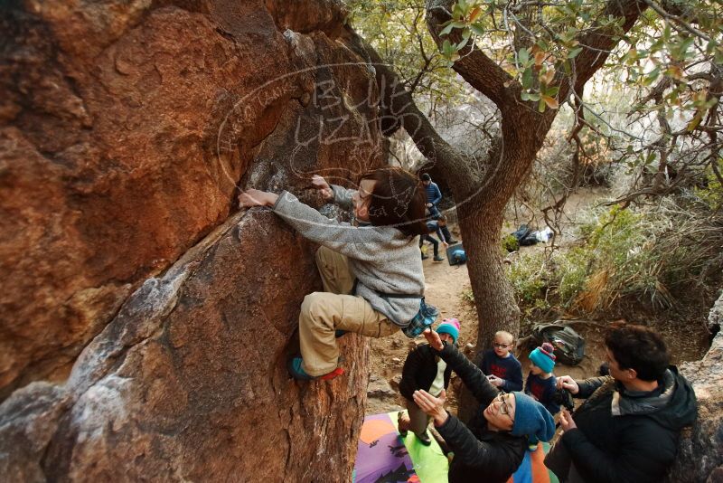 Bouldering in Hueco Tanks on 12/31/2018 with Blue Lizard Climbing and Yoga

Filename: SRM_20181231_1758240.jpg
Aperture: f/2.8
Shutter Speed: 1/125
Body: Canon EOS-1D Mark II
Lens: Canon EF 16-35mm f/2.8 L