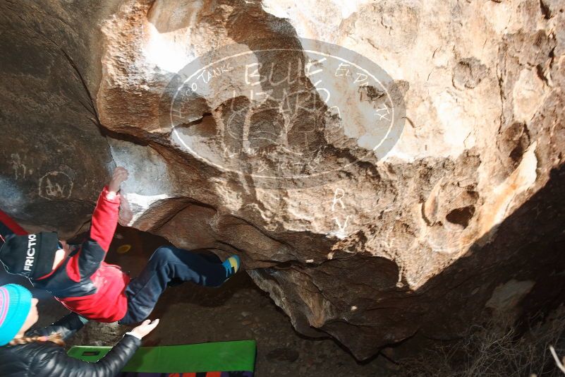 Bouldering in Hueco Tanks on 01/02/2019 with Blue Lizard Climbing and Yoga

Filename: SRM_20190102_1110310.jpg
Aperture: f/5.6
Shutter Speed: 1/250
Body: Canon EOS-1D Mark II
Lens: Canon EF 16-35mm f/2.8 L