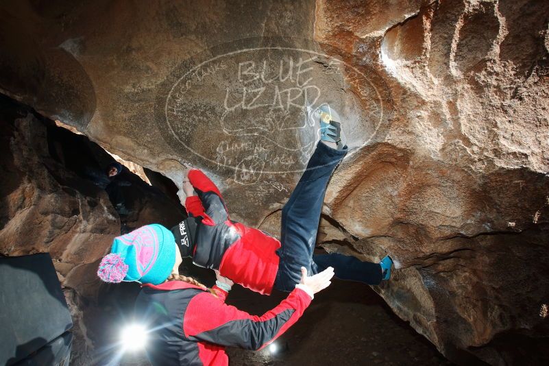 Bouldering in Hueco Tanks on 01/02/2019 with Blue Lizard Climbing and Yoga

Filename: SRM_20190102_1115300.jpg
Aperture: f/5.6
Shutter Speed: 1/250
Body: Canon EOS-1D Mark II
Lens: Canon EF 16-35mm f/2.8 L