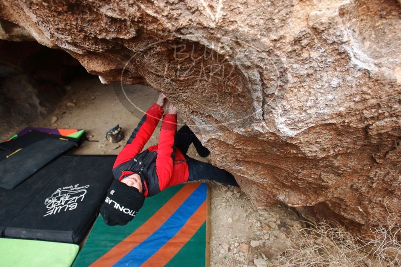 Bouldering in Hueco Tanks on 01/02/2019 with Blue Lizard Climbing and Yoga

Filename: SRM_20190102_1337220.jpg
Aperture: f/4.5
Shutter Speed: 1/320
Body: Canon EOS-1D Mark II
Lens: Canon EF 16-35mm f/2.8 L