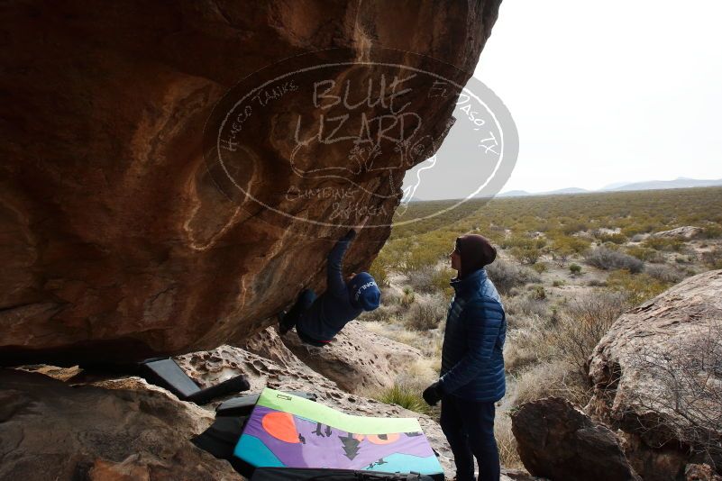 Bouldering in Hueco Tanks on 01/02/2019 with Blue Lizard Climbing and Yoga

Filename: SRM_20190102_1428140.jpg
Aperture: f/10.0
Shutter Speed: 1/320
Body: Canon EOS-1D Mark II
Lens: Canon EF 16-35mm f/2.8 L