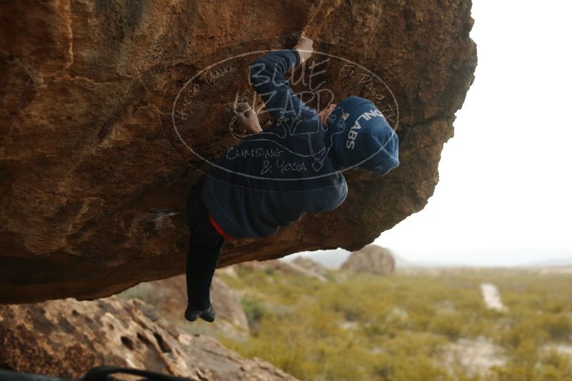 Bouldering in Hueco Tanks on 01/02/2019 with Blue Lizard Climbing and Yoga

Filename: SRM_20190102_1456460.jpg
Aperture: f/3.5
Shutter Speed: 1/400
Body: Canon EOS-1D Mark II
Lens: Canon EF 50mm f/1.8 II