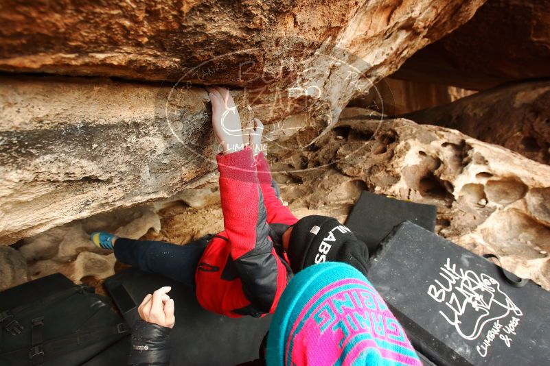 Bouldering in Hueco Tanks on 01/02/2019 with Blue Lizard Climbing and Yoga

Filename: SRM_20190102_1539400.jpg
Aperture: f/5.6
Shutter Speed: 1/320
Body: Canon EOS-1D Mark II
Lens: Canon EF 16-35mm f/2.8 L