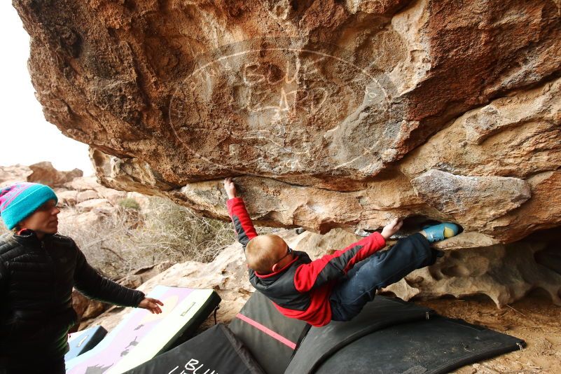 Bouldering in Hueco Tanks on 01/02/2019 with Blue Lizard Climbing and Yoga

Filename: SRM_20190102_1546500.jpg
Aperture: f/5.6
Shutter Speed: 1/320
Body: Canon EOS-1D Mark II
Lens: Canon EF 16-35mm f/2.8 L