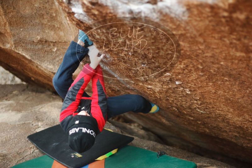 Bouldering in Hueco Tanks on 01/02/2019 with Blue Lizard Climbing and Yoga

Filename: SRM_20190102_1703250.jpg
Aperture: f/1.8
Shutter Speed: 1/200
Body: Canon EOS-1D Mark II
Lens: Canon EF 50mm f/1.8 II