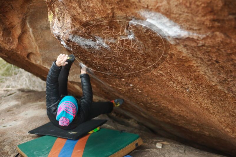 Bouldering in Hueco Tanks on 01/02/2019 with Blue Lizard Climbing and Yoga

Filename: SRM_20190102_1710190.jpg
Aperture: f/2.5
Shutter Speed: 1/250
Body: Canon EOS-1D Mark II
Lens: Canon EF 50mm f/1.8 II