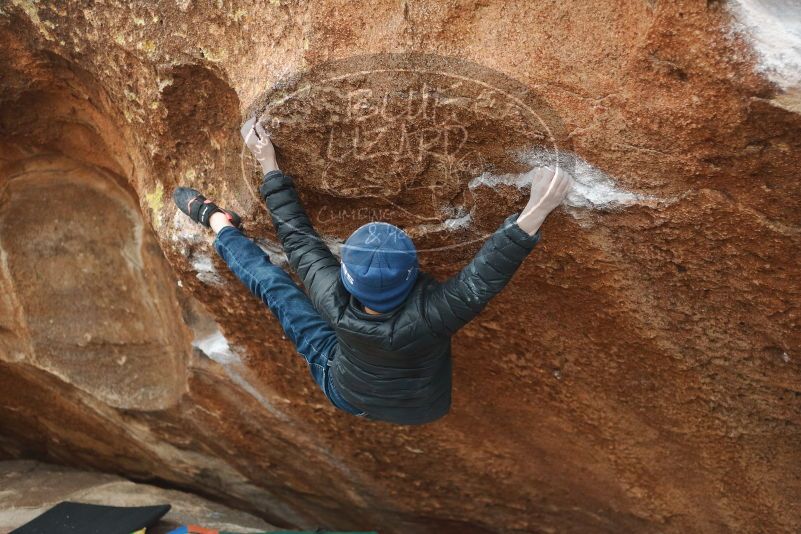 Bouldering in Hueco Tanks on 01/02/2019 with Blue Lizard Climbing and Yoga

Filename: SRM_20190102_1712130.jpg
Aperture: f/2.8
Shutter Speed: 1/250
Body: Canon EOS-1D Mark II
Lens: Canon EF 50mm f/1.8 II