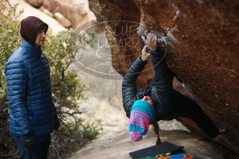 Bouldering in Hueco Tanks on 01/02/2019 with Blue Lizard Climbing and Yoga

Filename: SRM_20190102_1717460.jpg
Aperture: f/2.2
Shutter Speed: 1/320
Body: Canon EOS-1D Mark II
Lens: Canon EF 50mm f/1.8 II