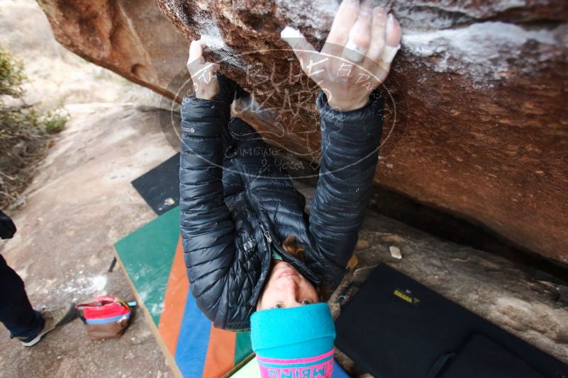 Bouldering in Hueco Tanks on 01/02/2019 with Blue Lizard Climbing and Yoga

Filename: SRM_20190102_1729550.jpg
Aperture: f/3.5
Shutter Speed: 1/160
Body: Canon EOS-1D Mark II
Lens: Canon EF 16-35mm f/2.8 L