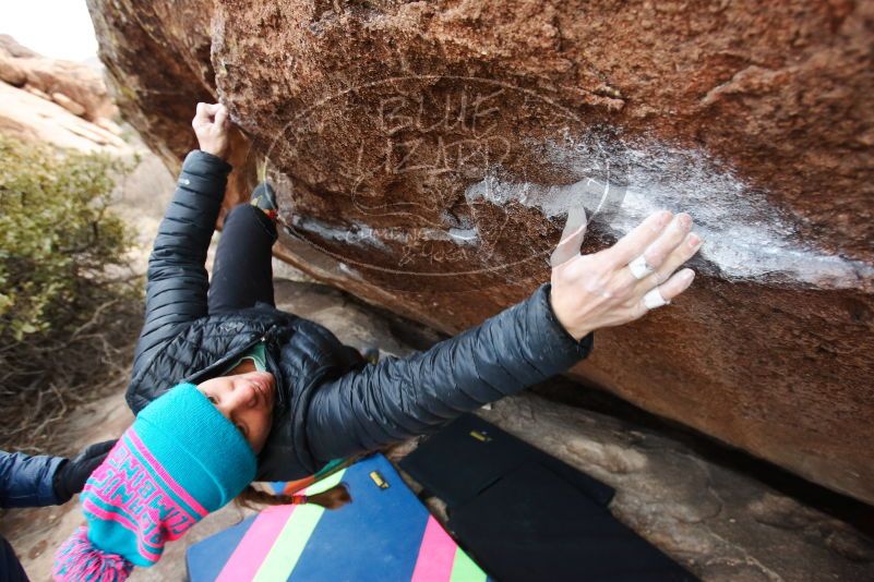 Bouldering in Hueco Tanks on 01/02/2019 with Blue Lizard Climbing and Yoga

Filename: SRM_20190102_1730221.jpg
Aperture: f/4.0
Shutter Speed: 1/160
Body: Canon EOS-1D Mark II
Lens: Canon EF 16-35mm f/2.8 L