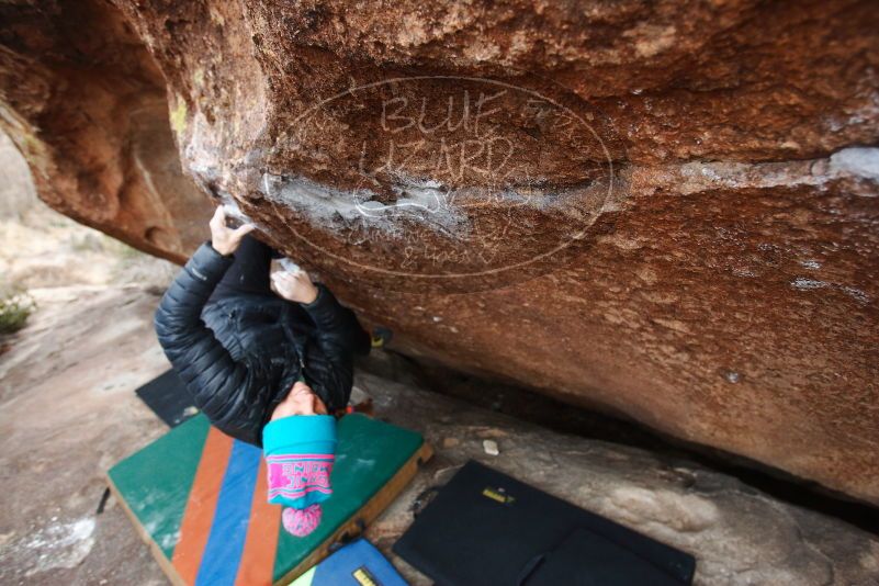 Bouldering in Hueco Tanks on 01/02/2019 with Blue Lizard Climbing and Yoga

Filename: SRM_20190102_1734000.jpg
Aperture: f/3.5
Shutter Speed: 1/160
Body: Canon EOS-1D Mark II
Lens: Canon EF 16-35mm f/2.8 L