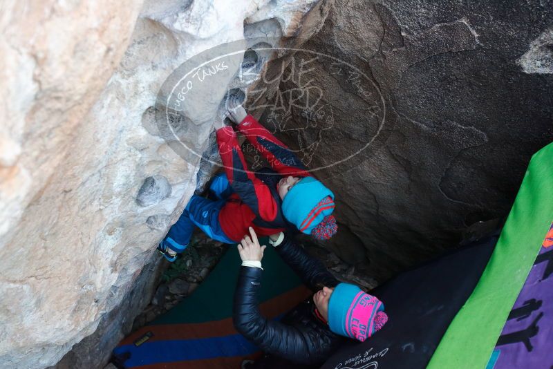 Bouldering in Hueco Tanks on 01/01/2019 with Blue Lizard Climbing and Yoga

Filename: SRM_20190101_1040470.jpg
Aperture: f/3.5
Shutter Speed: 1/200
Body: Canon EOS-1D Mark II
Lens: Canon EF 16-35mm f/2.8 L