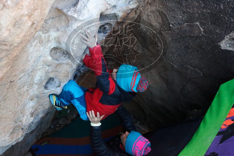 Bouldering in Hueco Tanks on 01/01/2019 with Blue Lizard Climbing and Yoga

Filename: SRM_20190101_1040580.jpg
Aperture: f/4.0
Shutter Speed: 1/200
Body: Canon EOS-1D Mark II
Lens: Canon EF 16-35mm f/2.8 L