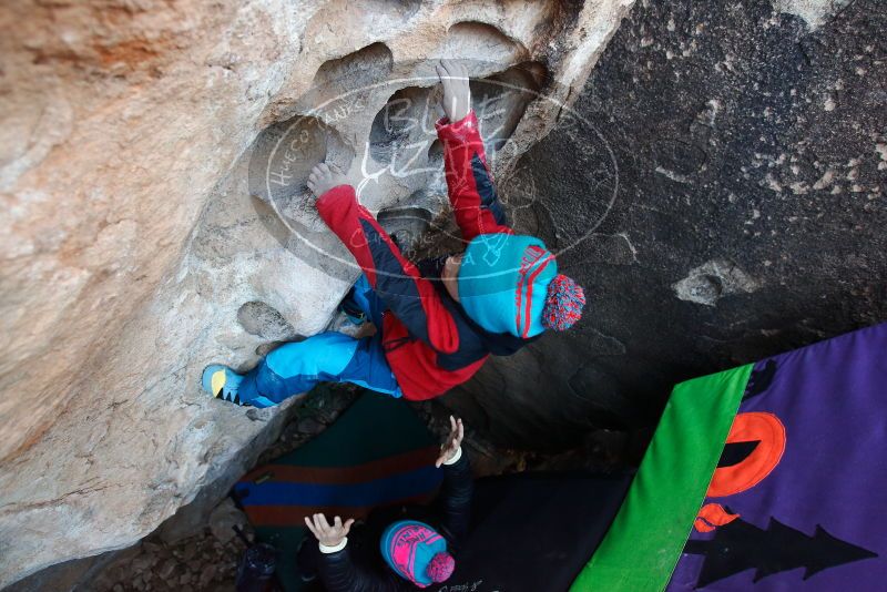 Bouldering in Hueco Tanks on 01/01/2019 with Blue Lizard Climbing and Yoga

Filename: SRM_20190101_1041450.jpg
Aperture: f/4.0
Shutter Speed: 1/200
Body: Canon EOS-1D Mark II
Lens: Canon EF 16-35mm f/2.8 L