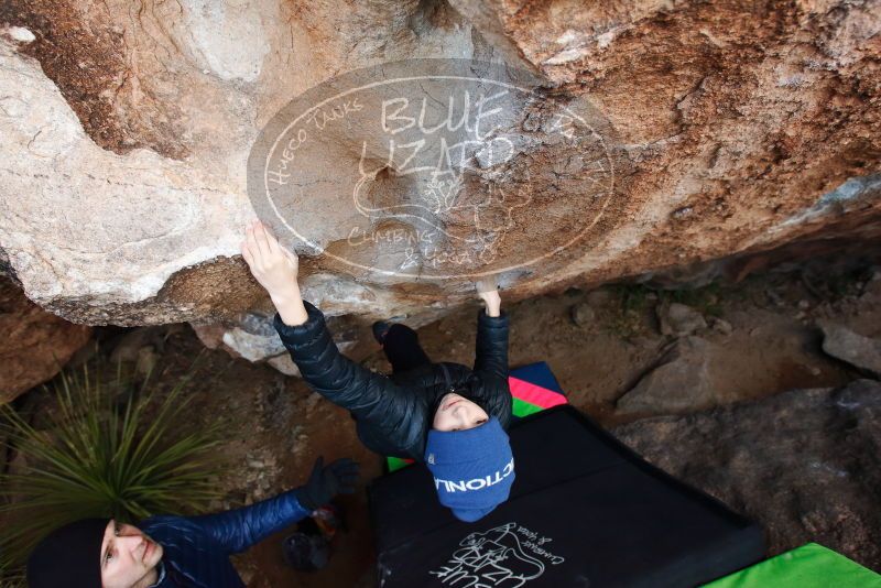 Bouldering in Hueco Tanks on 01/01/2019 with Blue Lizard Climbing and Yoga

Filename: SRM_20190101_1056070.jpg
Aperture: f/4.5
Shutter Speed: 1/250
Body: Canon EOS-1D Mark II
Lens: Canon EF 16-35mm f/2.8 L