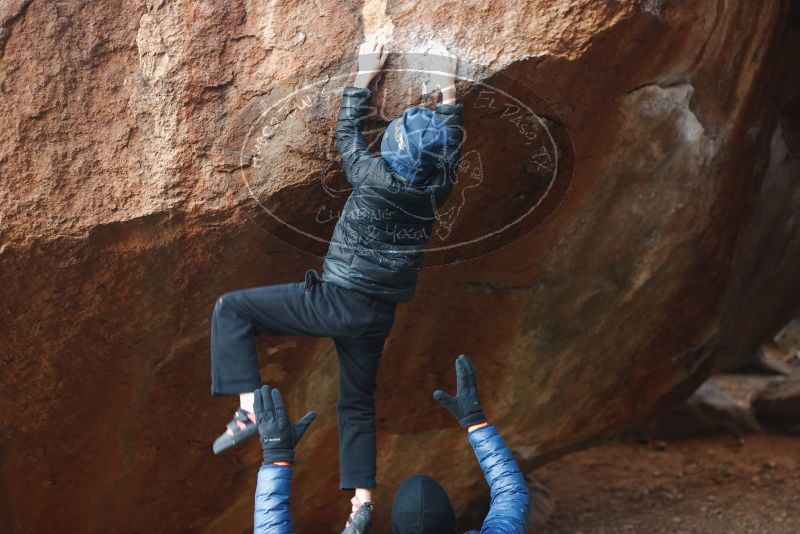 Bouldering in Hueco Tanks on 01/01/2019 with Blue Lizard Climbing and Yoga

Filename: SRM_20190101_1129490.jpg
Aperture: f/2.5
Shutter Speed: 1/250
Body: Canon EOS-1D Mark II
Lens: Canon EF 50mm f/1.8 II