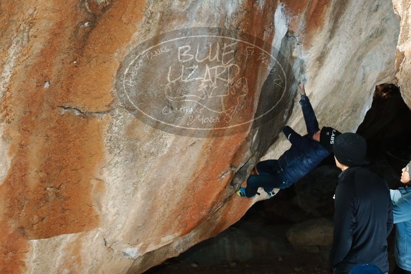 Bouldering in Hueco Tanks on 01/01/2019 with Blue Lizard Climbing and Yoga

Filename: SRM_20190101_1149330.jpg
Aperture: f/8.0
Shutter Speed: 1/250
Body: Canon EOS-1D Mark II
Lens: Canon EF 50mm f/1.8 II