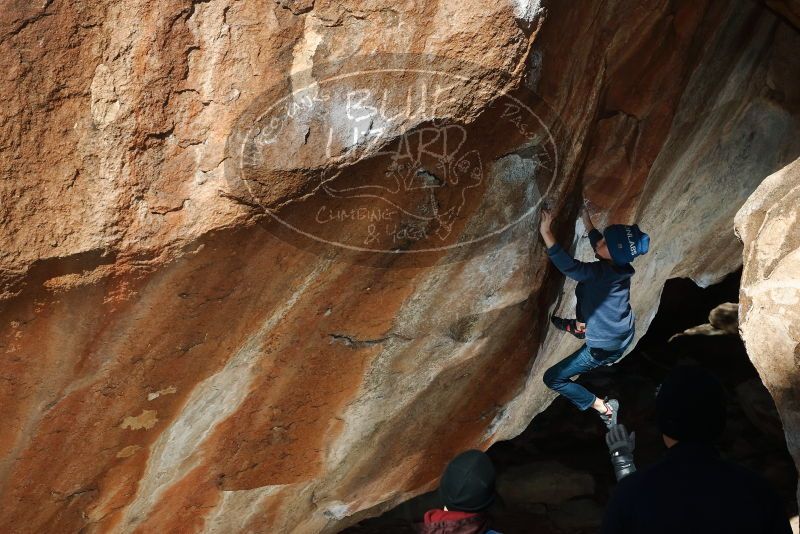 Bouldering in Hueco Tanks on 01/01/2019 with Blue Lizard Climbing and Yoga

Filename: SRM_20190101_1152130.jpg
Aperture: f/8.0
Shutter Speed: 1/250
Body: Canon EOS-1D Mark II
Lens: Canon EF 50mm f/1.8 II