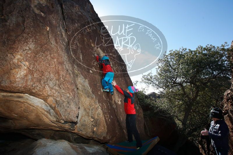 Bouldering in Hueco Tanks on 01/01/2019 with Blue Lizard Climbing and Yoga

Filename: SRM_20190101_1221080.jpg
Aperture: f/7.1
Shutter Speed: 1/250
Body: Canon EOS-1D Mark II
Lens: Canon EF 16-35mm f/2.8 L