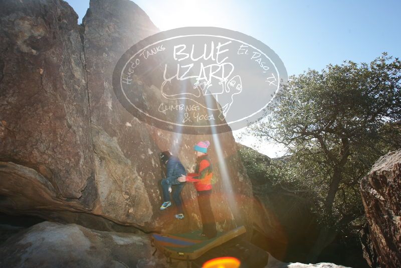 Bouldering in Hueco Tanks on 01/01/2019 with Blue Lizard Climbing and Yoga

Filename: SRM_20190101_1221590.jpg
Aperture: f/7.1
Shutter Speed: 1/250
Body: Canon EOS-1D Mark II
Lens: Canon EF 16-35mm f/2.8 L