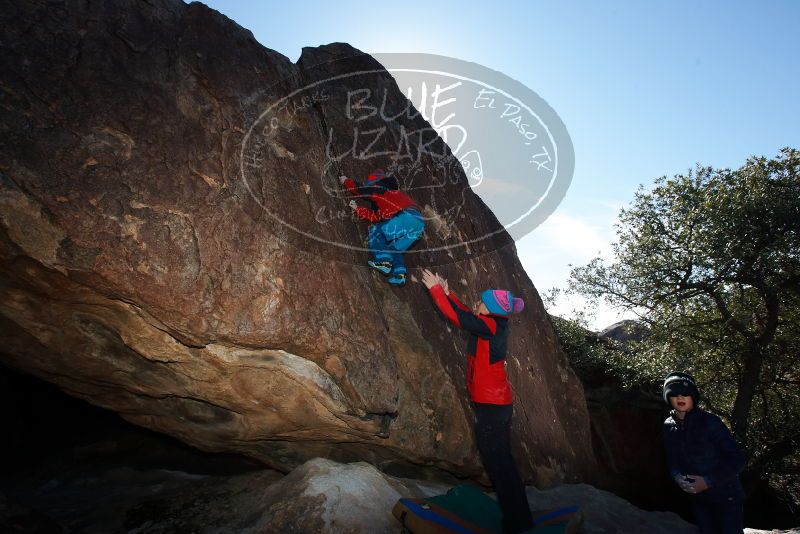 Bouldering in Hueco Tanks on 01/01/2019 with Blue Lizard Climbing and Yoga

Filename: SRM_20190101_1228250.jpg
Aperture: f/7.1
Shutter Speed: 1/250
Body: Canon EOS-1D Mark II
Lens: Canon EF 16-35mm f/2.8 L