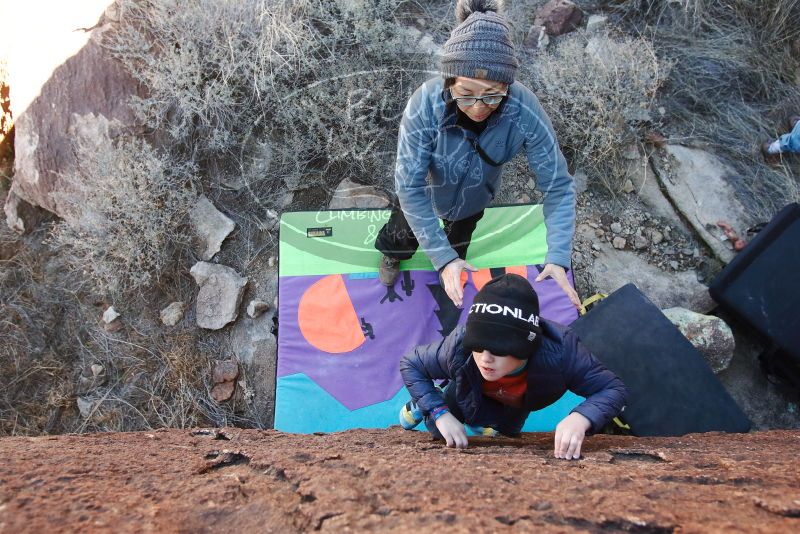 Bouldering in Hueco Tanks on 01/01/2019 with Blue Lizard Climbing and Yoga

Filename: SRM_20190101_1426480.jpg
Aperture: f/4.0
Shutter Speed: 1/250
Body: Canon EOS-1D Mark II
Lens: Canon EF 16-35mm f/2.8 L