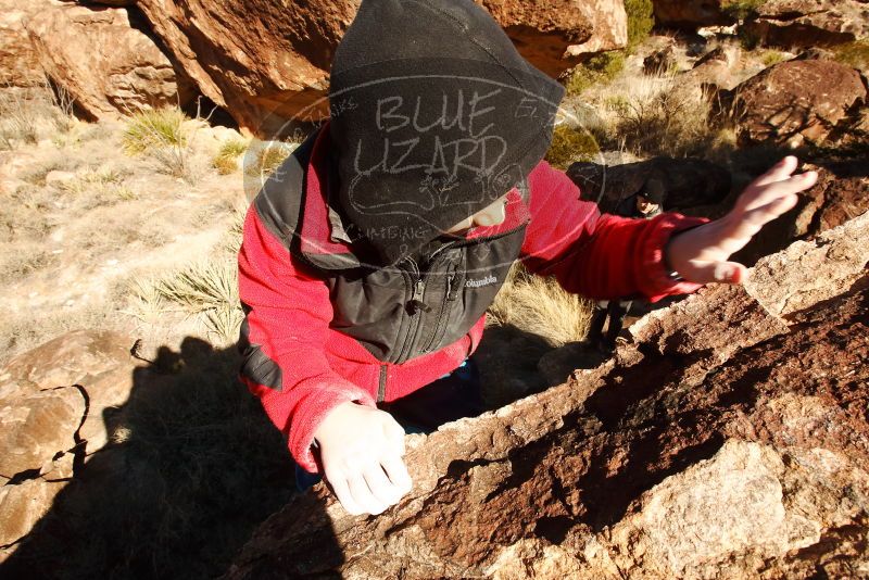 Bouldering in Hueco Tanks on 01/01/2019 with Blue Lizard Climbing and Yoga

Filename: SRM_20190101_1432080.jpg
Aperture: f/13.0
Shutter Speed: 1/250
Body: Canon EOS-1D Mark II
Lens: Canon EF 16-35mm f/2.8 L