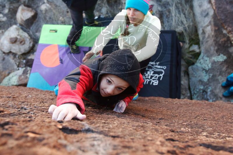 Bouldering in Hueco Tanks on 01/01/2019 with Blue Lizard Climbing and Yoga

Filename: SRM_20190101_1438410.jpg
Aperture: f/4.0
Shutter Speed: 1/250
Body: Canon EOS-1D Mark II
Lens: Canon EF 16-35mm f/2.8 L