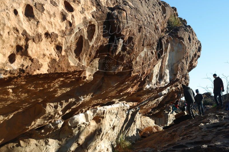 Bouldering in Hueco Tanks on 01/01/2019 with Blue Lizard Climbing and Yoga

Filename: SRM_20190101_1701210.jpg
Aperture: f/4.0
Shutter Speed: 1/400
Body: Canon EOS-1D Mark II
Lens: Canon EF 50mm f/1.8 II