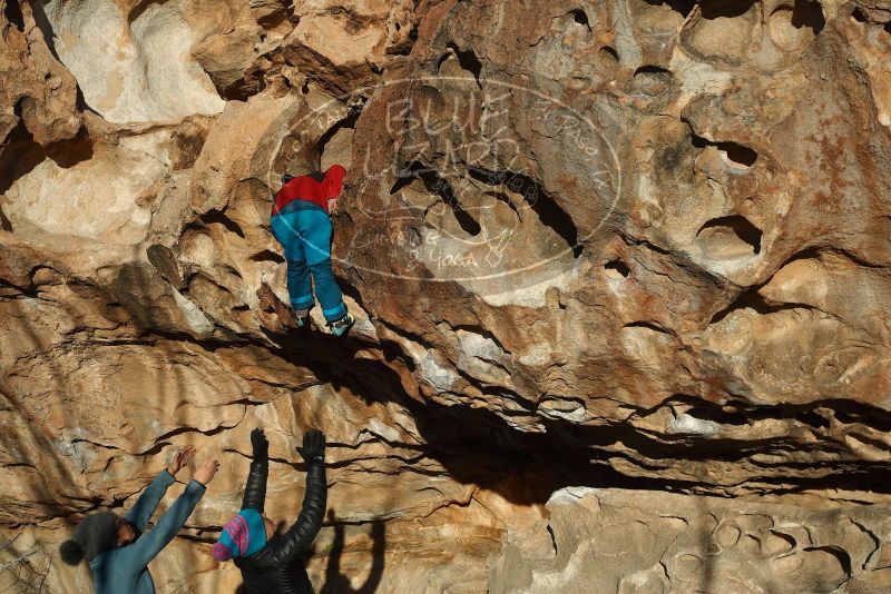 Bouldering in Hueco Tanks on 01/01/2019 with Blue Lizard Climbing and Yoga

Filename: SRM_20190101_1702580.jpg
Aperture: f/4.0
Shutter Speed: 1/800
Body: Canon EOS-1D Mark II
Lens: Canon EF 50mm f/1.8 II