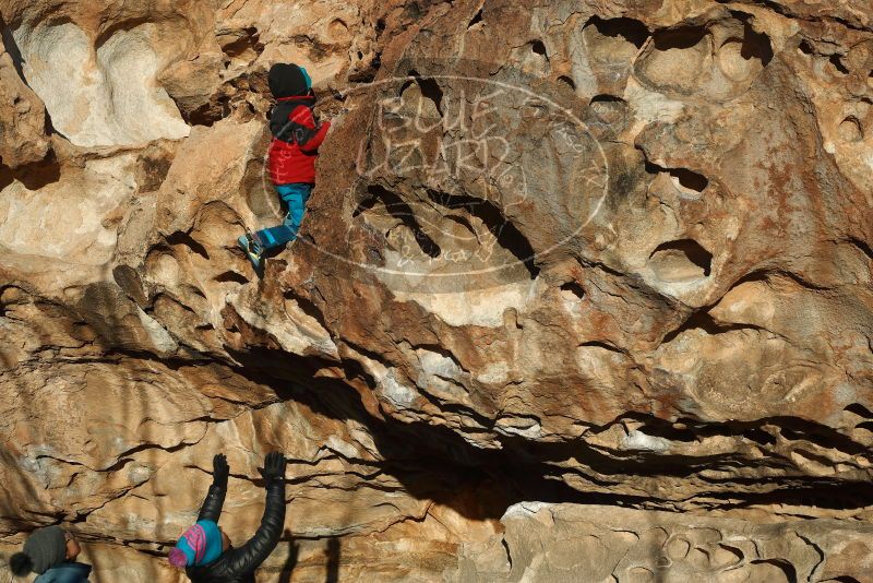 Bouldering in Hueco Tanks on 01/01/2019 with Blue Lizard Climbing and Yoga

Filename: SRM_20190101_1703060.jpg
Aperture: f/4.0
Shutter Speed: 1/800
Body: Canon EOS-1D Mark II
Lens: Canon EF 50mm f/1.8 II