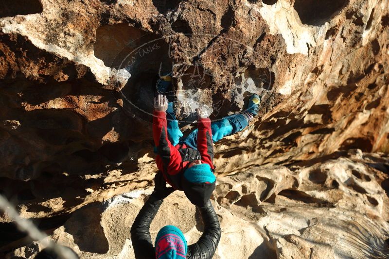 Bouldering in Hueco Tanks on 01/01/2019 with Blue Lizard Climbing and Yoga

Filename: SRM_20190101_1712520.jpg
Aperture: f/4.0
Shutter Speed: 1/320
Body: Canon EOS-1D Mark II
Lens: Canon EF 50mm f/1.8 II