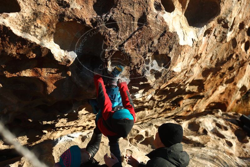 Bouldering in Hueco Tanks on 01/01/2019 with Blue Lizard Climbing and Yoga

Filename: SRM_20190101_1713300.jpg
Aperture: f/4.0
Shutter Speed: 1/320
Body: Canon EOS-1D Mark II
Lens: Canon EF 50mm f/1.8 II