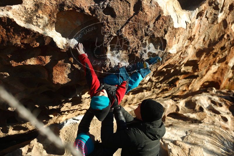 Bouldering in Hueco Tanks on 01/01/2019 with Blue Lizard Climbing and Yoga

Filename: SRM_20190101_1713540.jpg
Aperture: f/4.0
Shutter Speed: 1/320
Body: Canon EOS-1D Mark II
Lens: Canon EF 50mm f/1.8 II